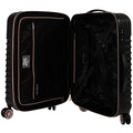Suitcase Pasadena Medium Black/Rosegold