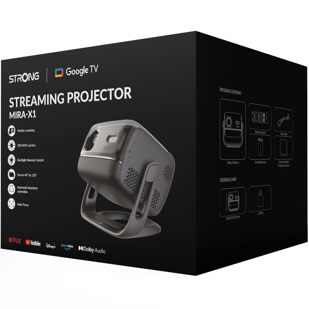 Projector Google TV Mira-X1 Black