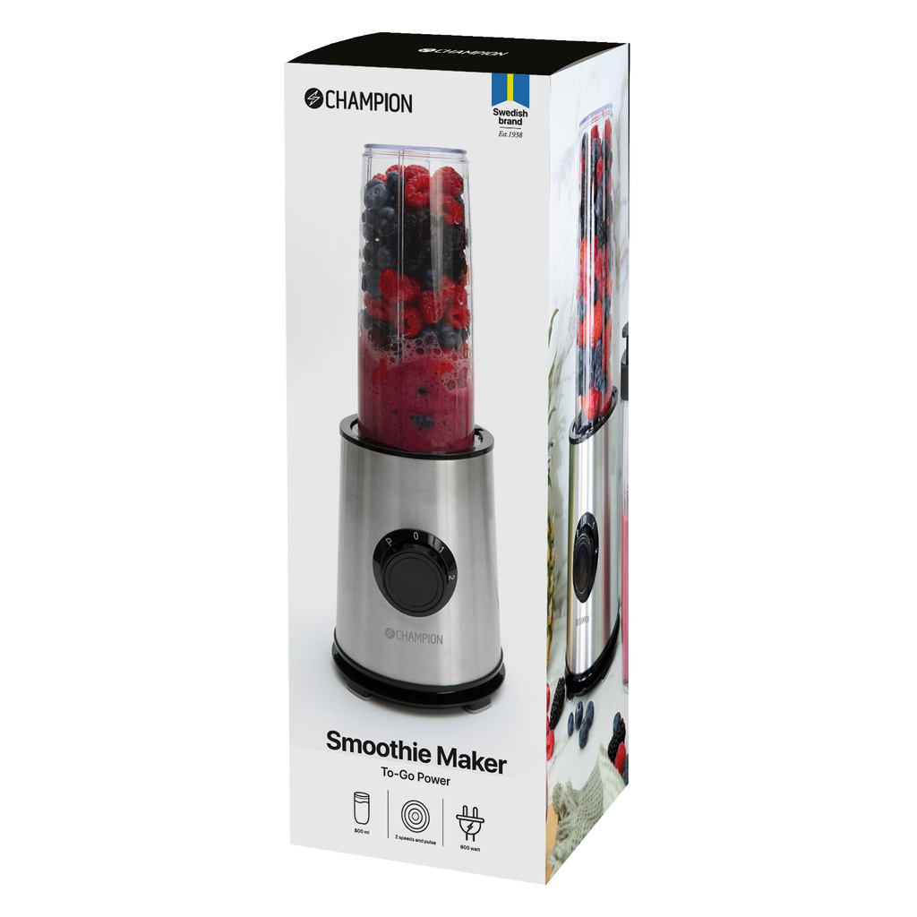Smoothie Maker Power 600W 800 ml SM400 Stainless steel