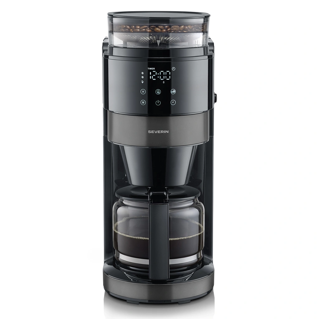 Kaffebryggare med kvarn Dark Inox KA 4830