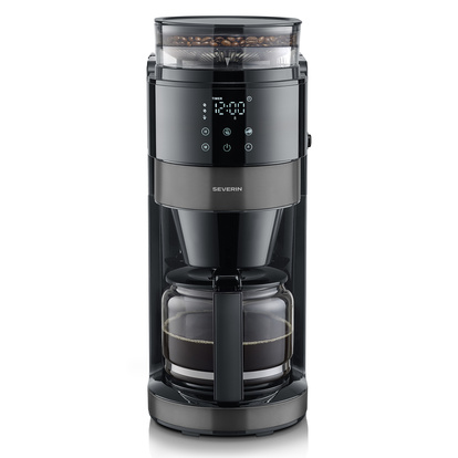 Kaffebryggare med kvarn Dark Inox KA 4830