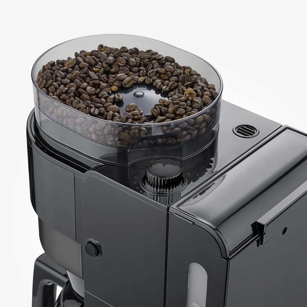 Kaffebryggare med kvarn Dark Inox KA 4830