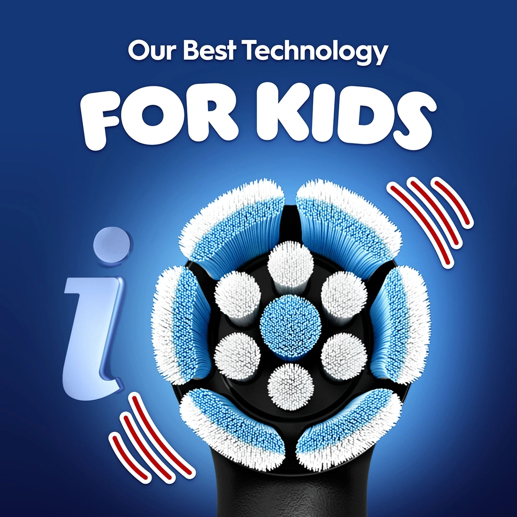 Eltandborste iO2 Kids 6+ Spiderman + resefordral