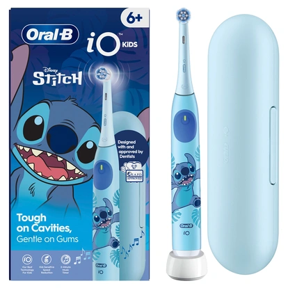 Eltandborste iO2 Junior Stitch + resefordral
