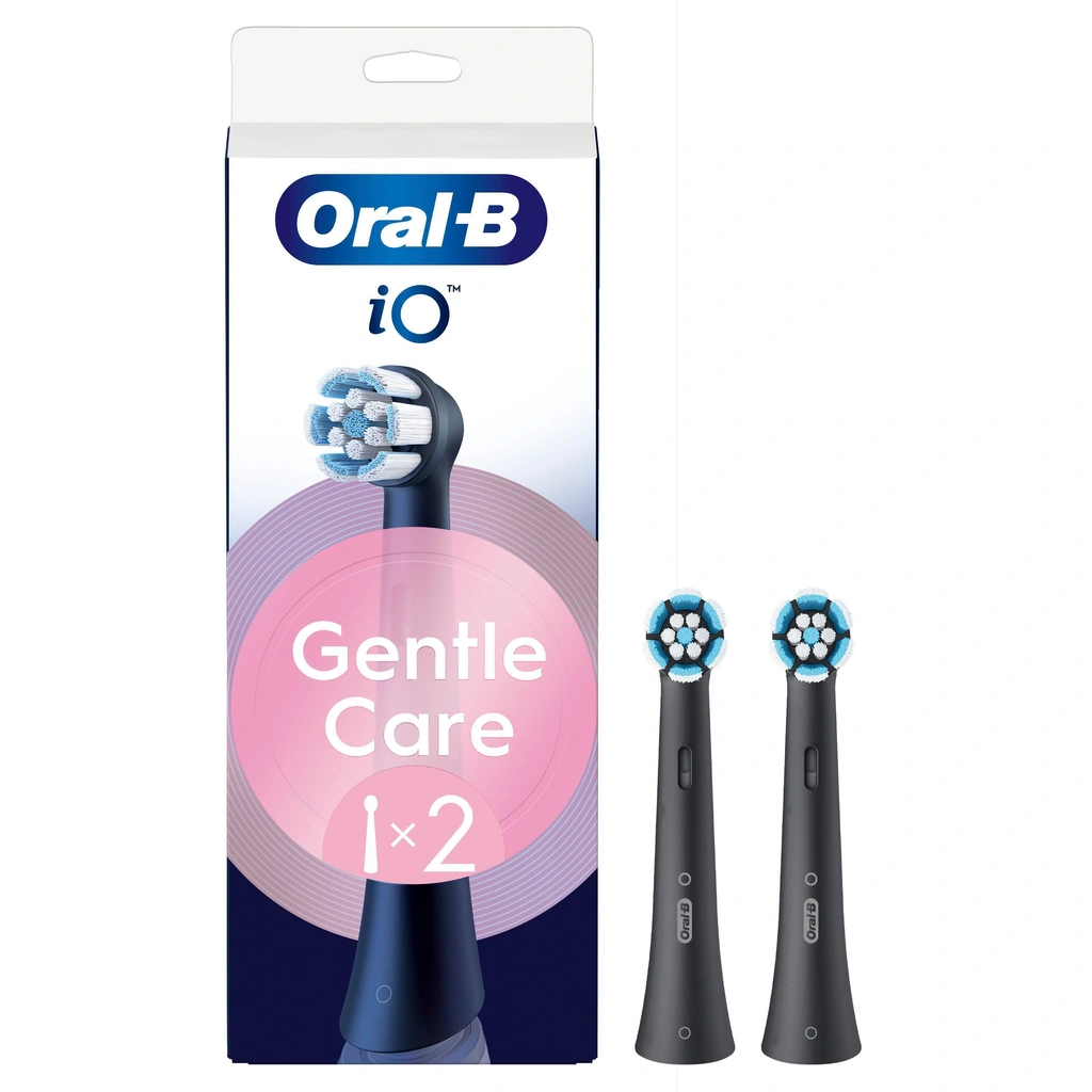 Borsthuvud iO Gentle Care Black 2st