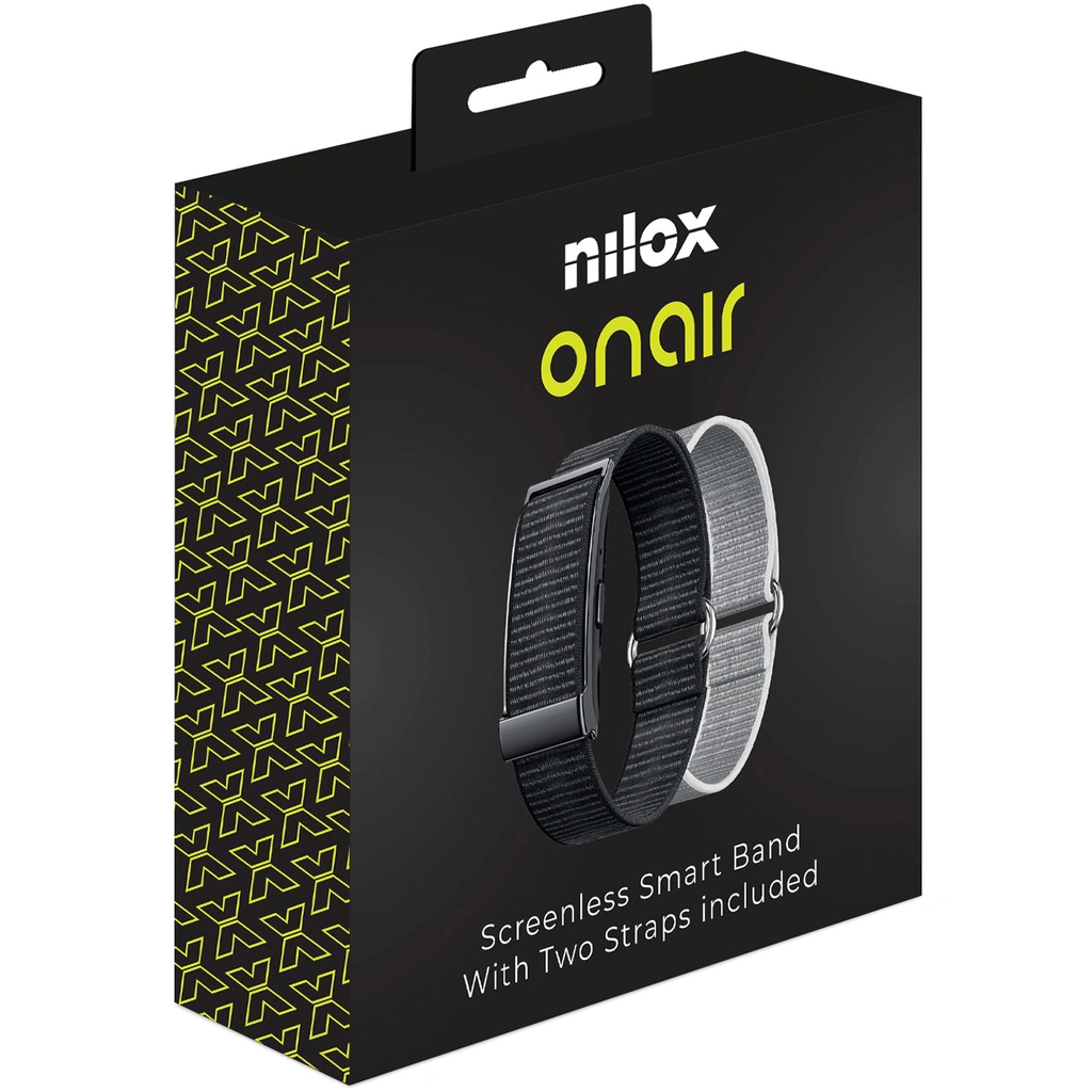 OnAir Aktivitetsband utan display Svart + Silver