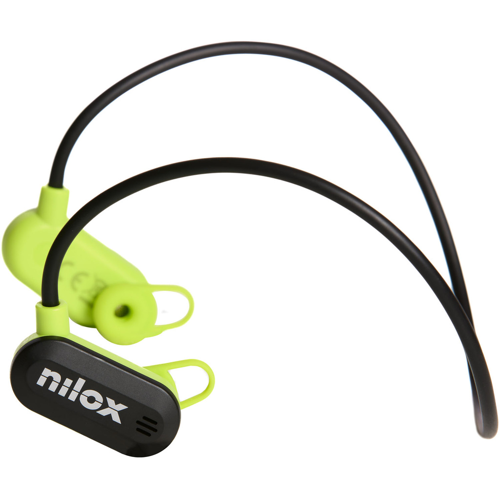 Hörlurar Sport Air Conduction ENC Airtunes Svart/Lime