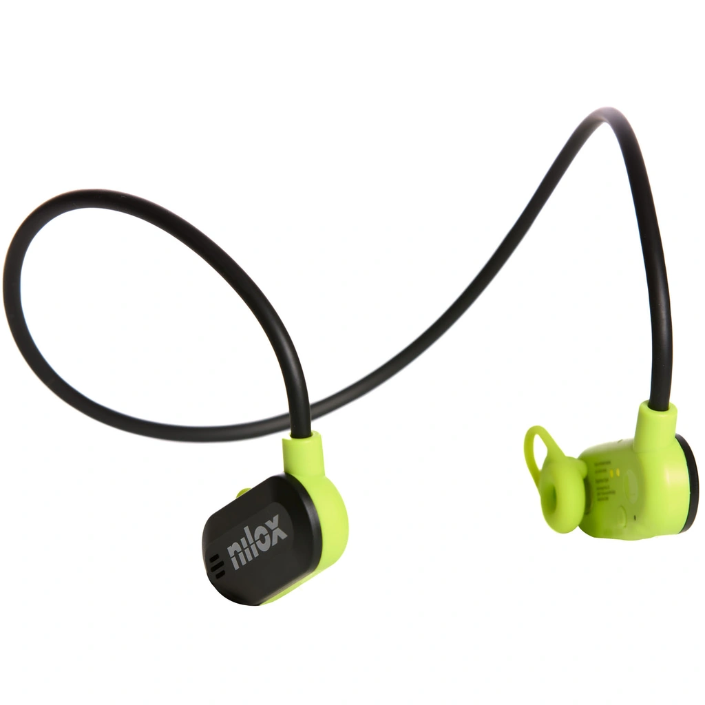 Hörlurar Sport Air Conduction ENC Airtunes Svart/Lime
