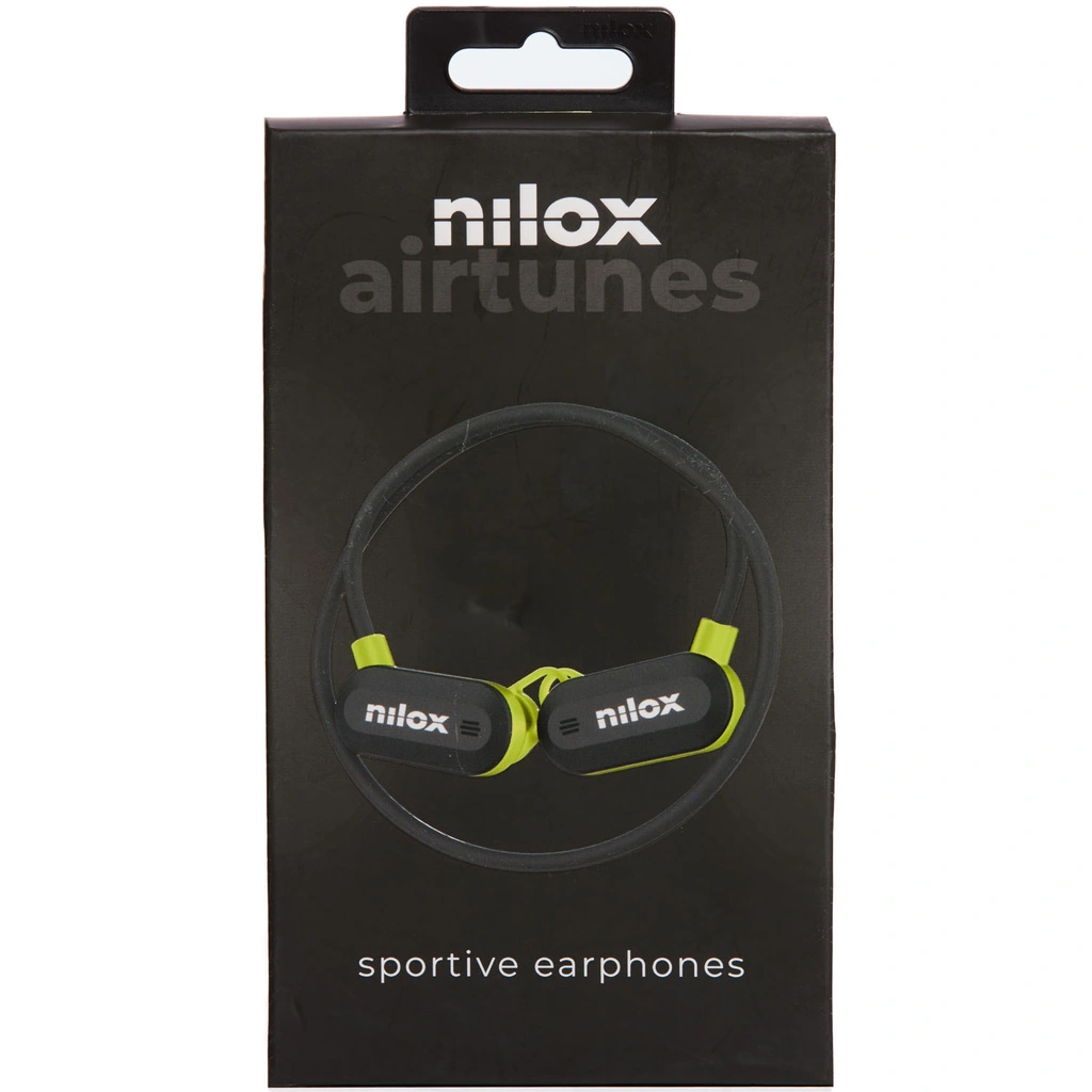 Hörlurar Sport Air Conduction ENC Airtunes Svart/Lime