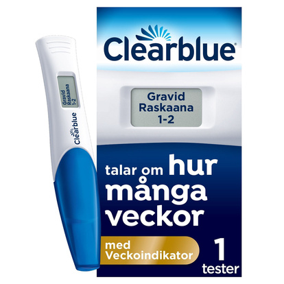 Digitalt  graviditetstest med veckoindikator, 1 digitalt test