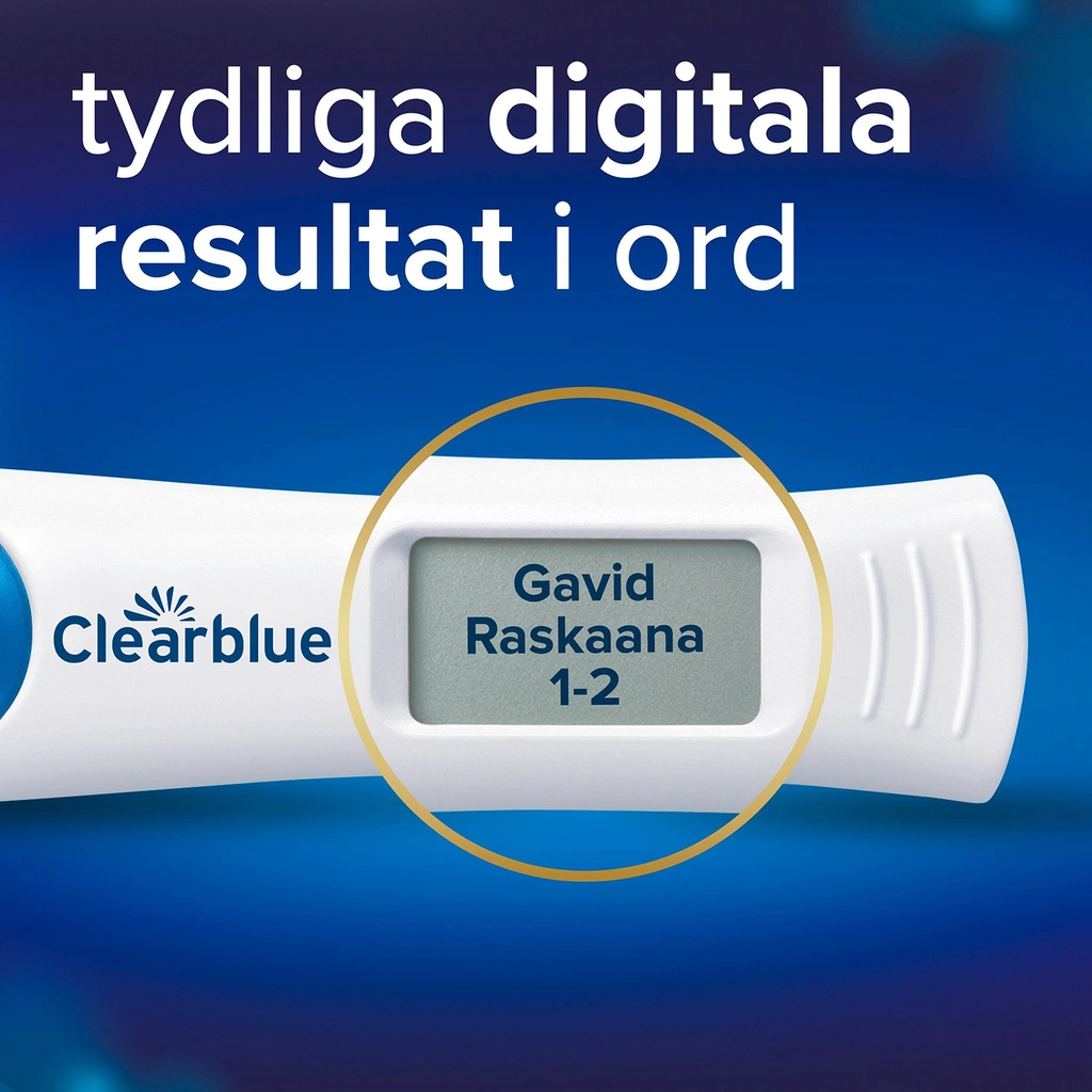 Digitalt  graviditetstest med veckoindikator, 1 digitalt test