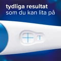 Graviditetstest, snabb detektion, resultat så snabbt som efter 1 minut, 1 test