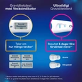 Graviditetstest ultratidigt, kombipaket med trippelkontroll och datering, resultat 6 dagar tidigare