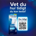 Graviditetstest ultratidigt, kombipaket med trippelkontroll och datering, resultat 6 dagar tidigare