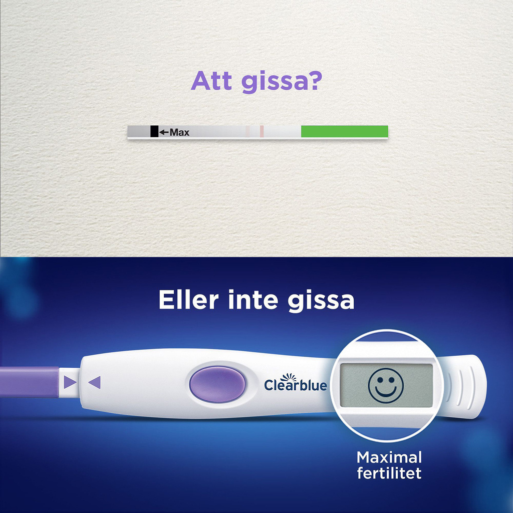 Advanced Digital Ägglossningstestkit, 1 digital hållare och 10 ägglossningstester