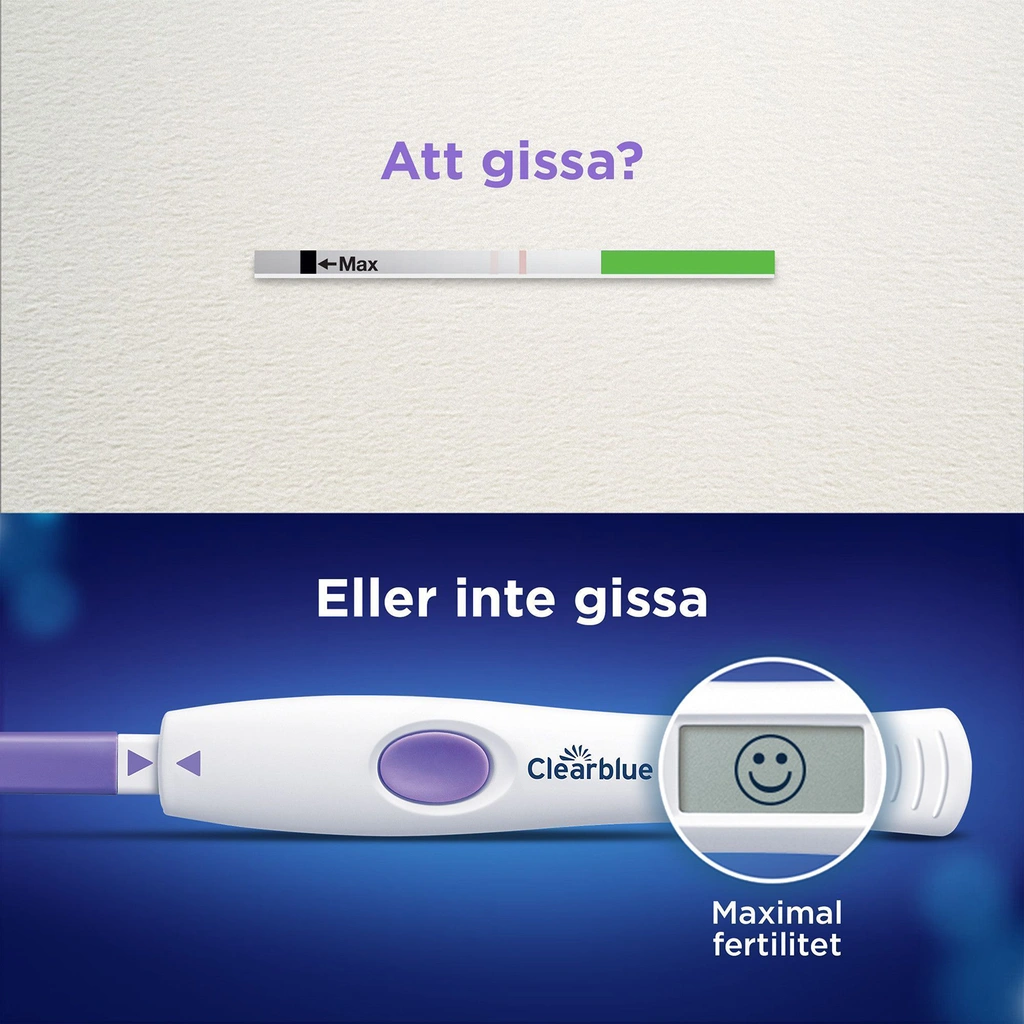 Advanced Digital Ägglossningstestkit, 1 digital hållare och 10 ägglossningstester