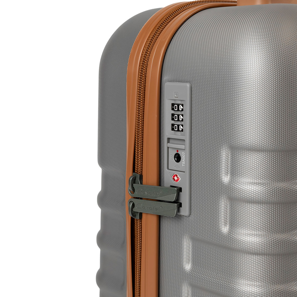 Kabinväska Pasadena Silver/Tan