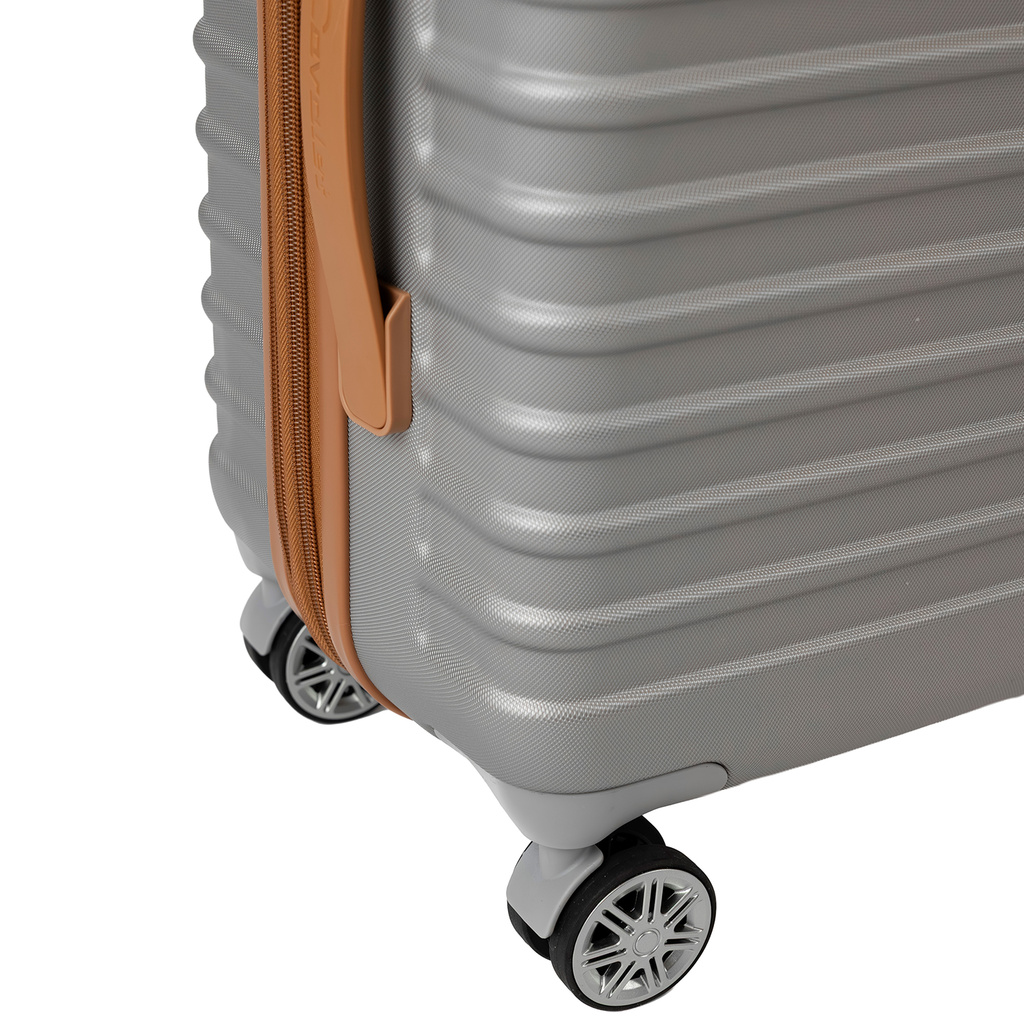 Resväska Pasadena Medium Silver/Tan