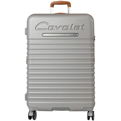 Resväska Pasadena Large Silver/Tan