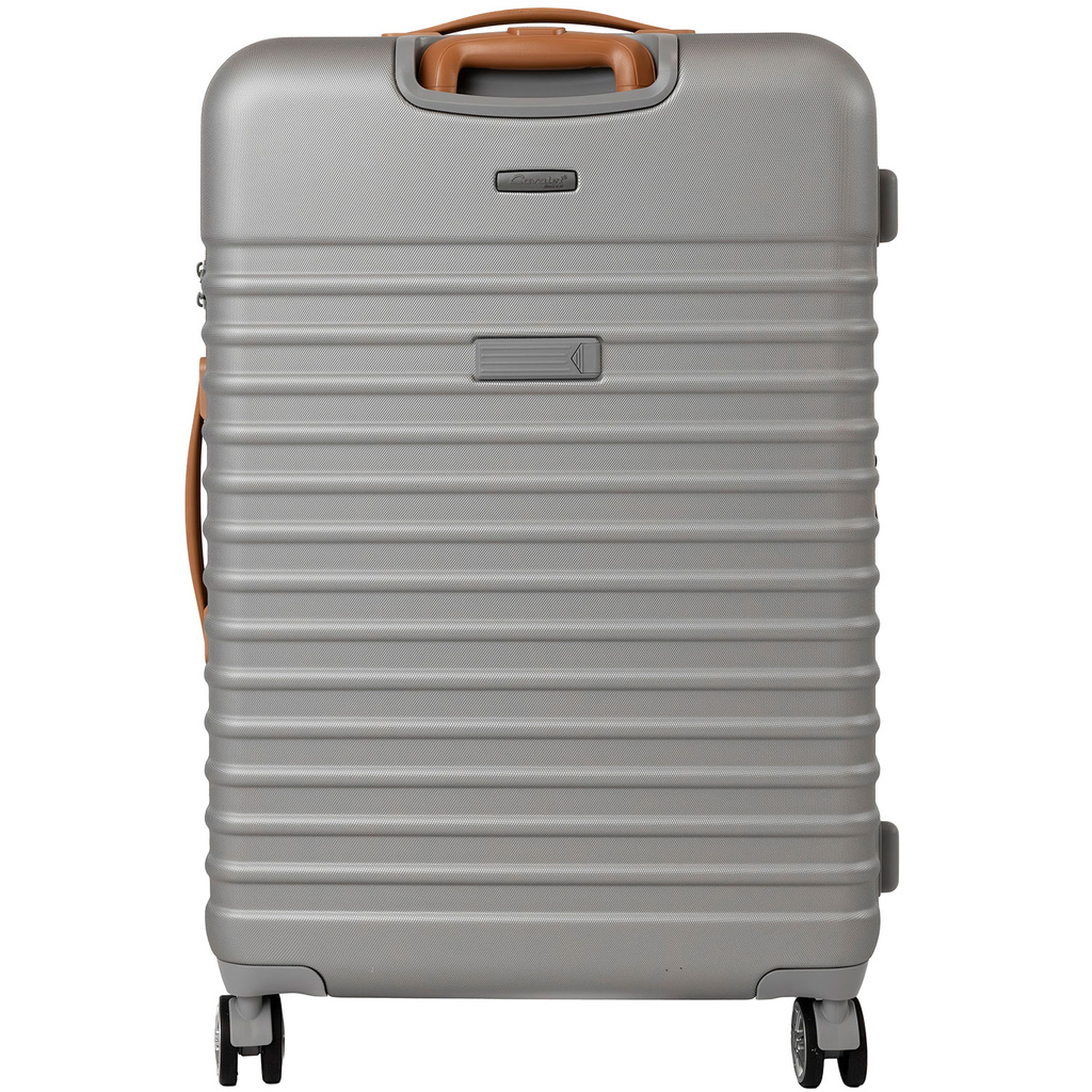 Resväska Pasadena Large Silver/Tan