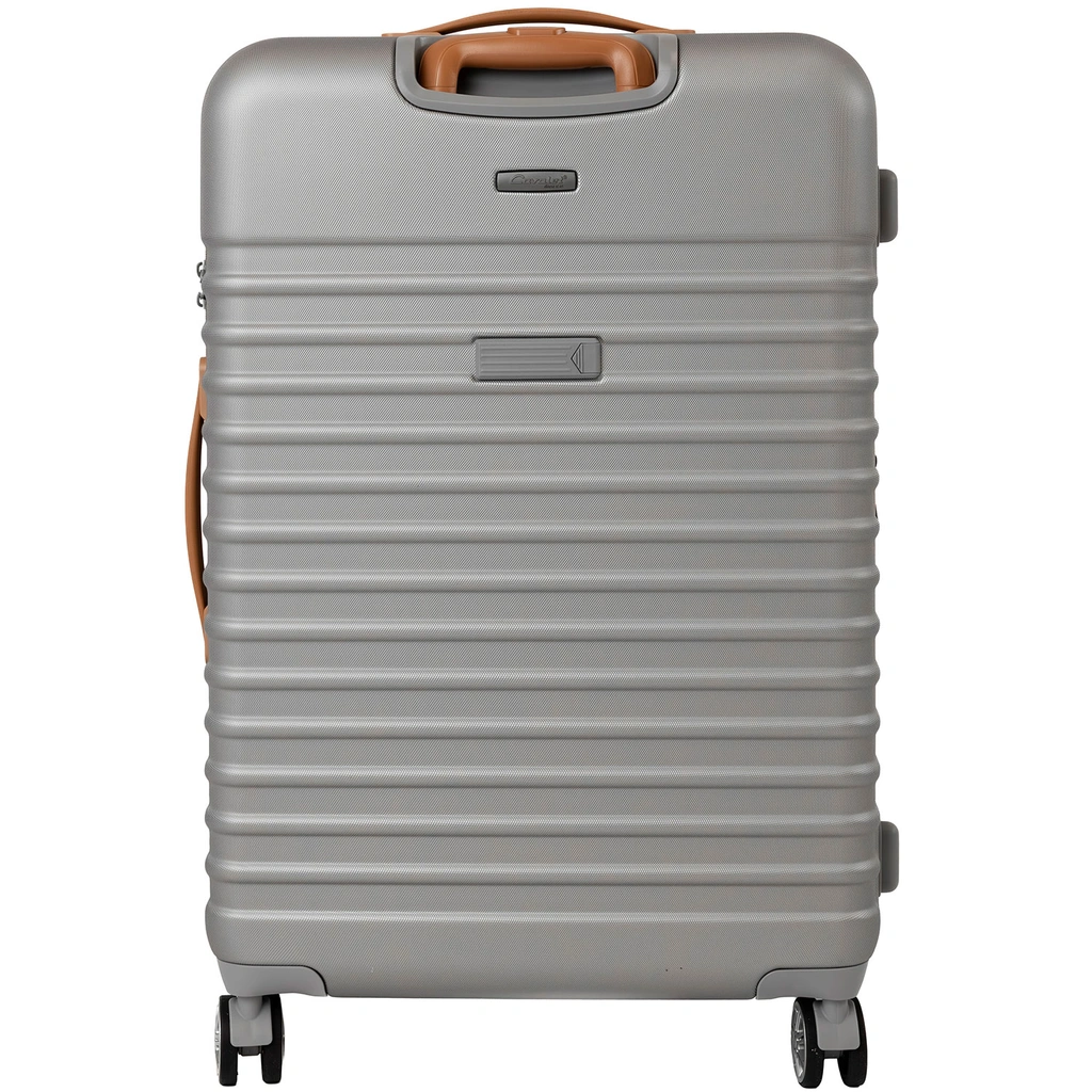 Resväska Pasadena Large Silver/Tan