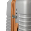 Resväska Pasadena Large Silver/Tan