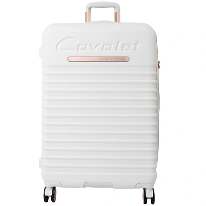 Resväska Pasadena Large Vit/Rosé