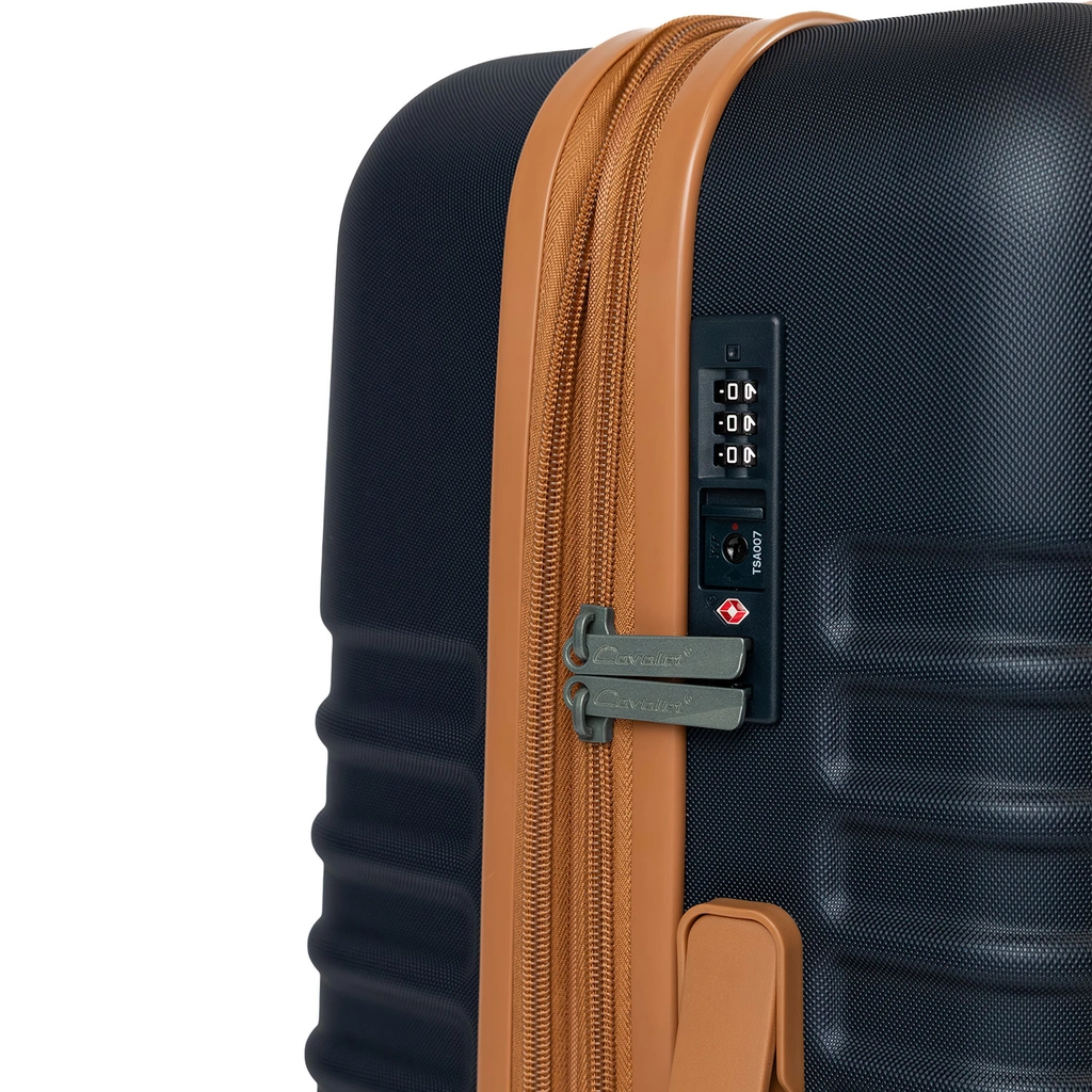 Resväska Pasadena Medium Dark Blue/Tan