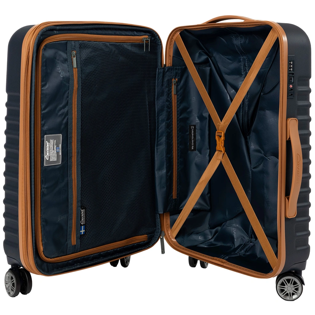 Resväska Pasadena Medium Dark Blue/Tan