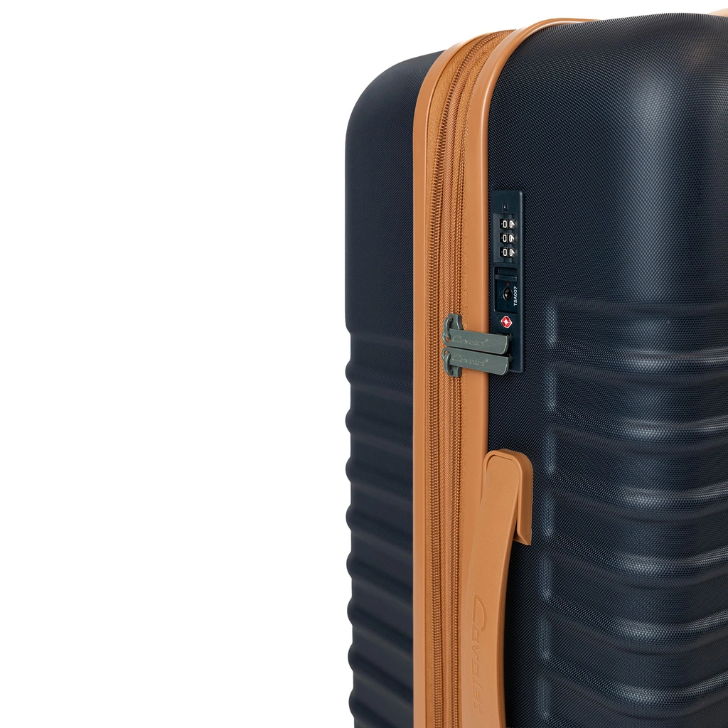 Resväska Pasadena Large Dark Blue/Tan