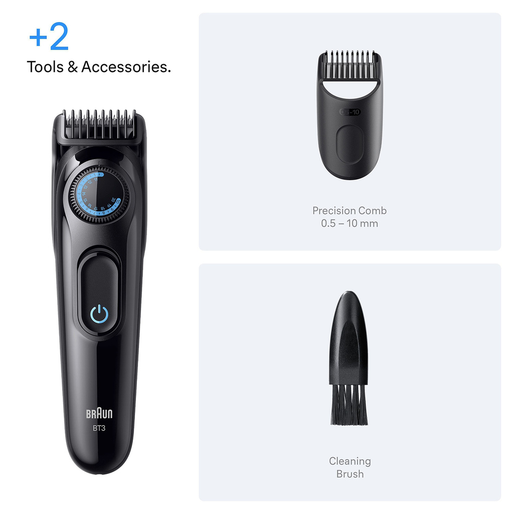 Skäggtrimmer Styler BT3500 Black/Blue