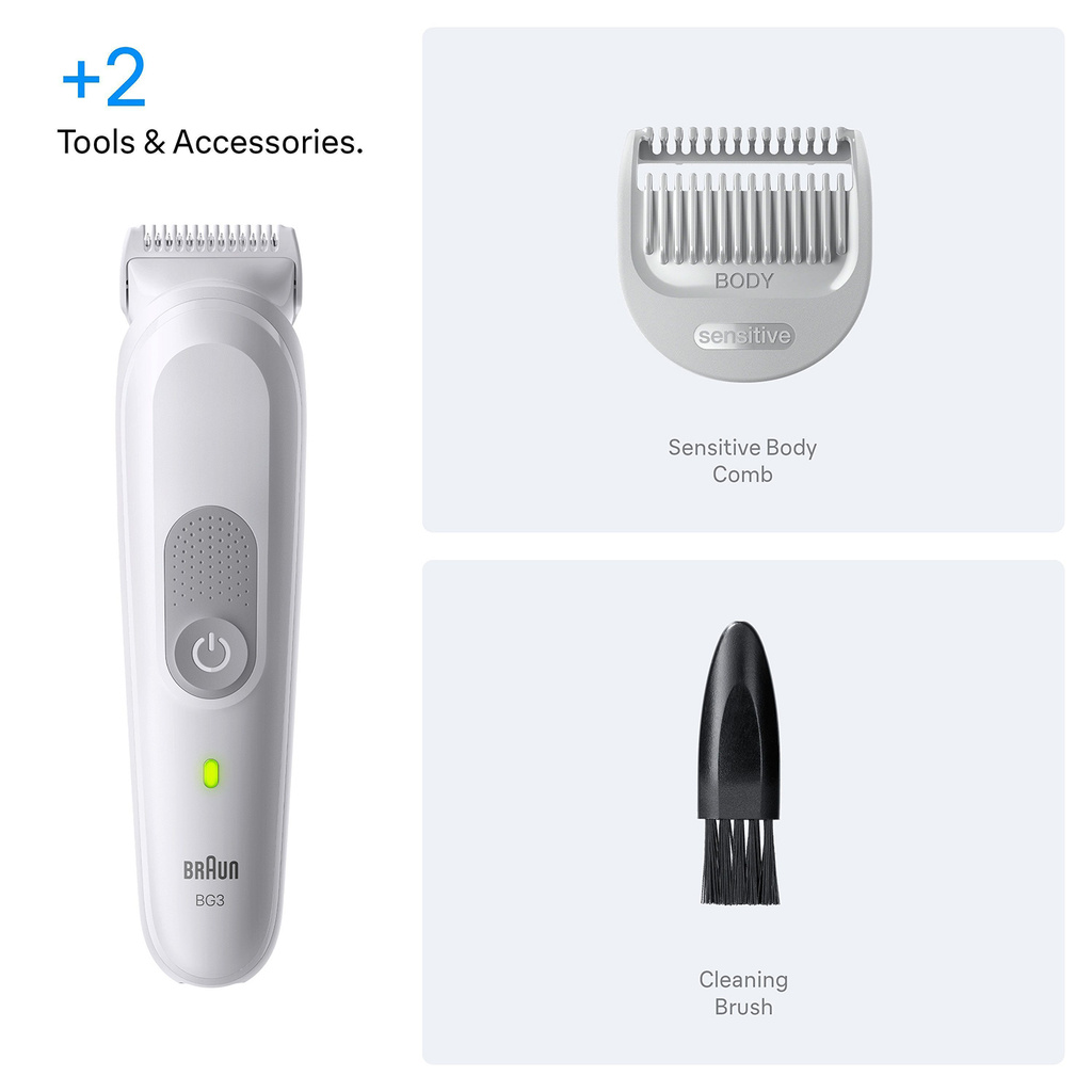 Body Groomer BD3500 +2 Stylingverktyg