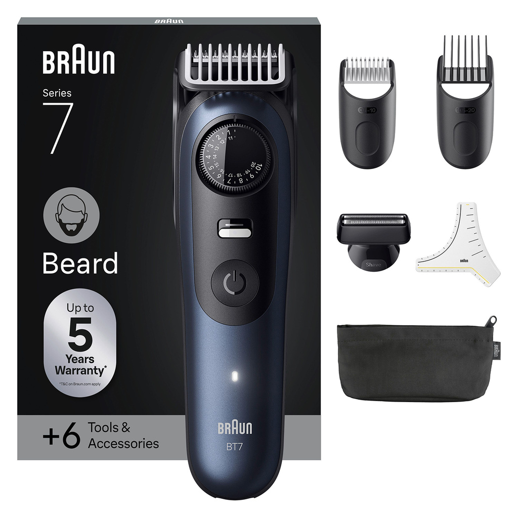 Skäggtrimmer BT7520 +6 Barberverktyg