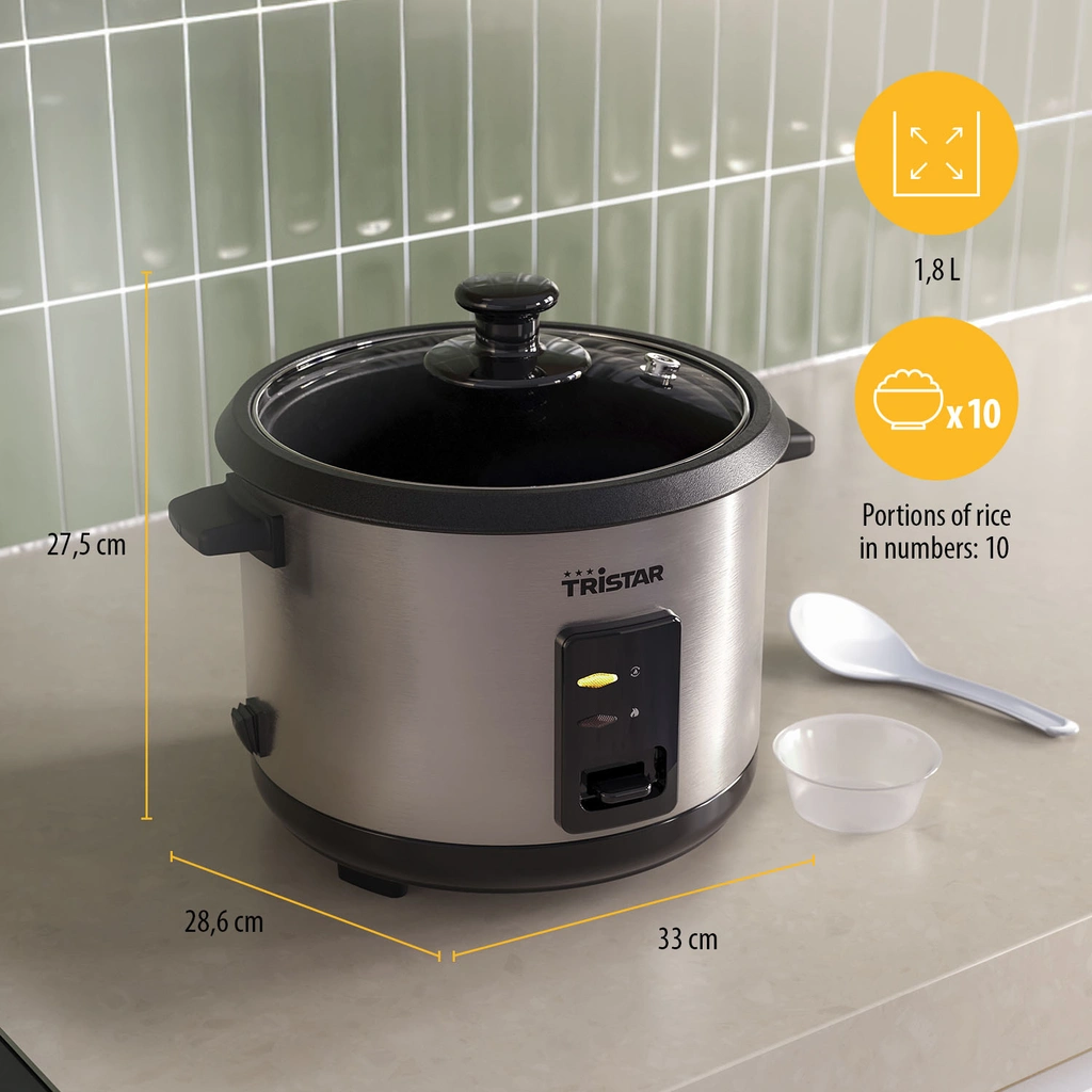 Riskokare 1,8l 700W X-fri