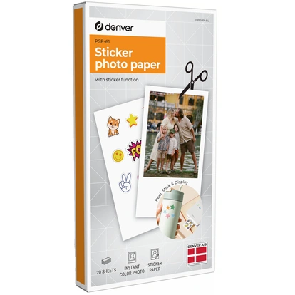 Självhäftande foto-papper för Denver MCP-6010