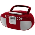 Boombox CD/MP3 DAB+/FM-radio Kassett USB SCD7800RO Röd