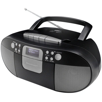 Boombox CD/MP3 DAB+/FM radio Cassette USB SCD7800SW Black/Grey