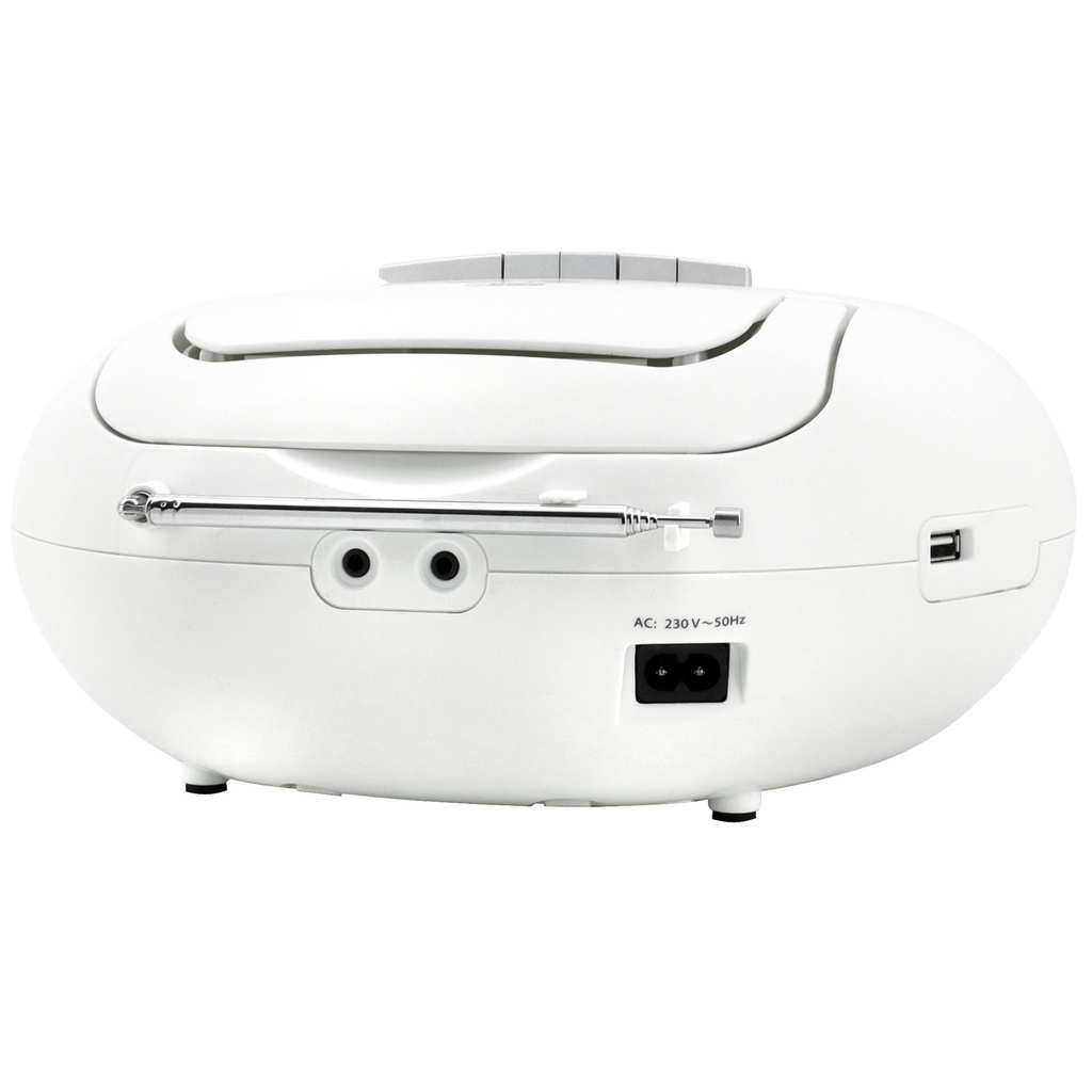 Boombox CD/MP3 DAB+/FM-radio Kassett USB SCD7800WE Vit
