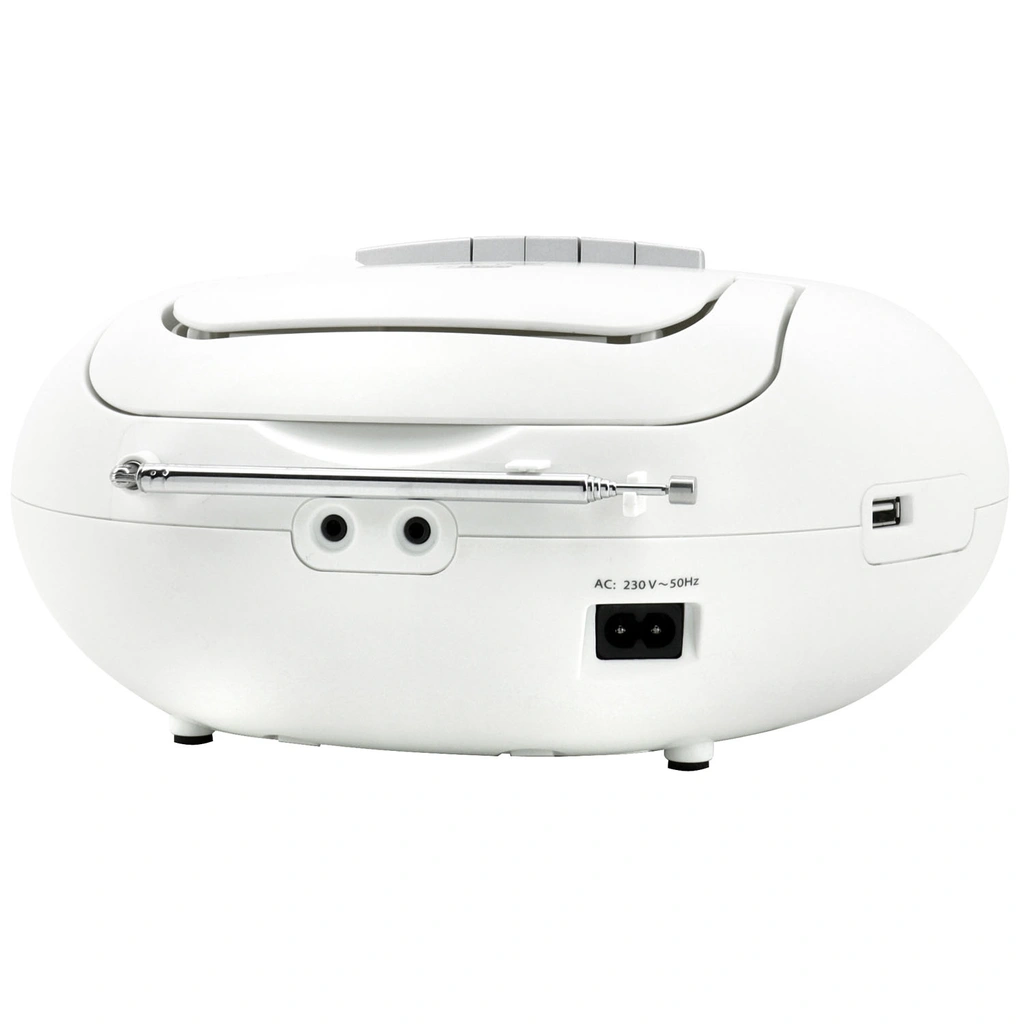 Boombox CD/MP3 DAB+/FM-radio Kassett USB SCD7800WE Vit