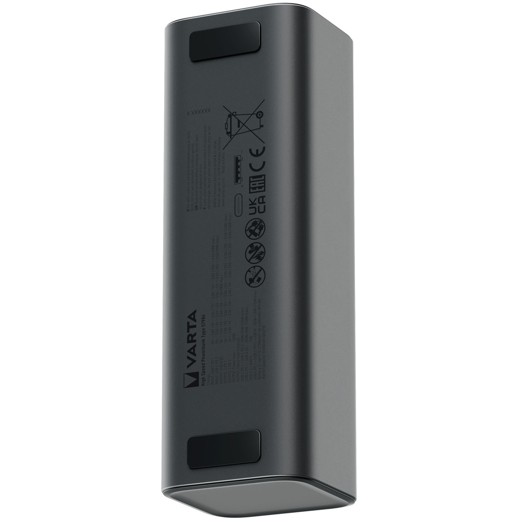 PowerBank 27.000 mAh 140W PD Svart