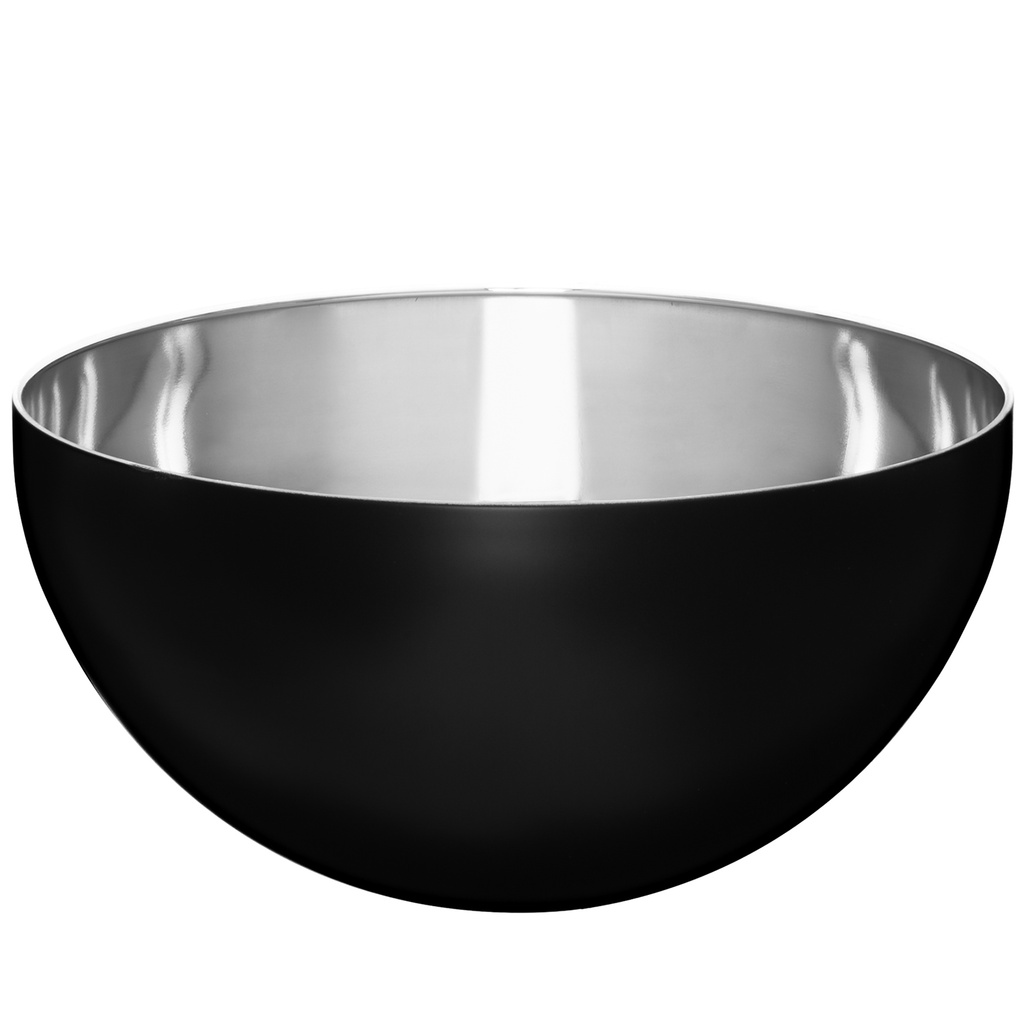 Skål rostfritt stål svart 19 cm