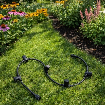 Förgreningskabel 6 uttag 1 meter