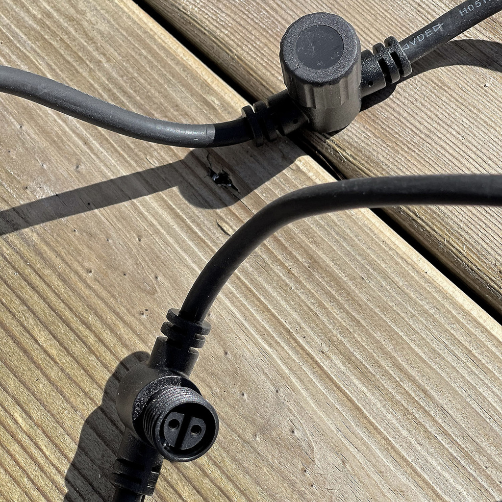 Förgreningskabel 6 uttag 1 meter