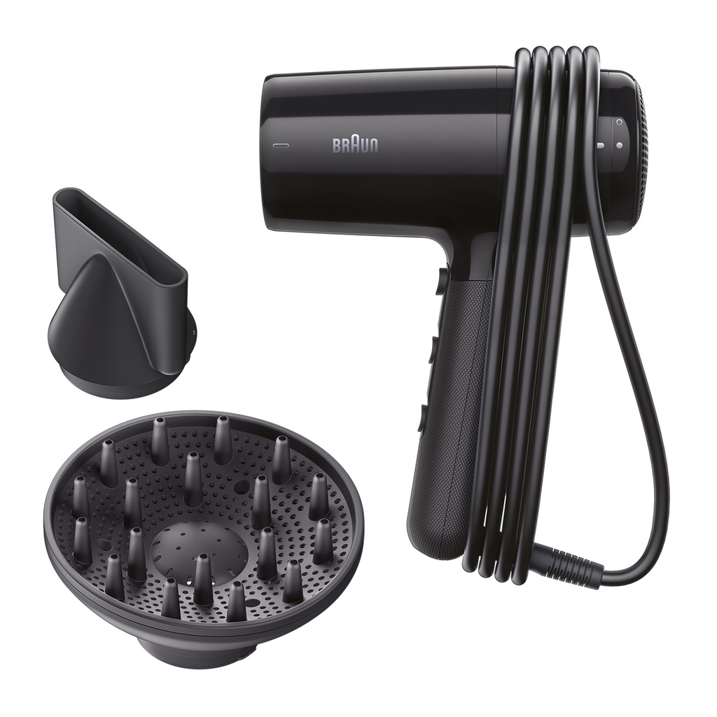 Hårfön DC 2200W 3värme & 2hastighetslägen + 2 tillbehör