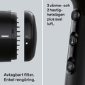 Hårfön DC 2200W 3värme & 2hastighetslägen + 2 tillbehör