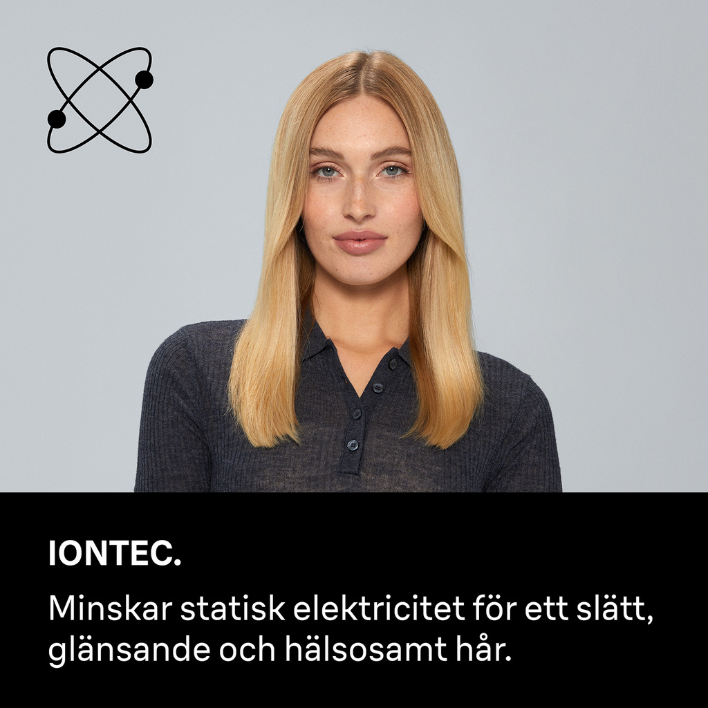 Hårfön DC 2200W 3värme & 2hastighetslägen + 2 tillbehör