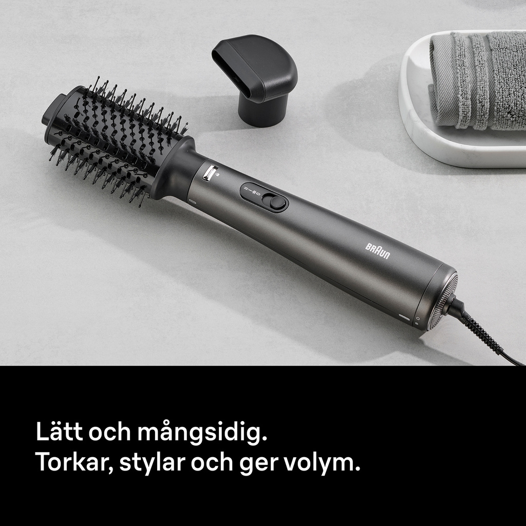 Air Styler IONTEC 800W 2 kombinerade värme-/hastighetslägen + 2 tillbehör