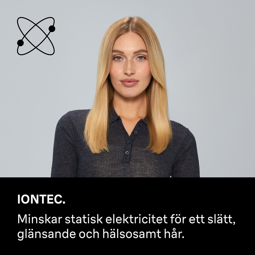 Air Styler IONTEC 700W 2 kombinerade värme-/hastighetslägen + 2 tillbehör