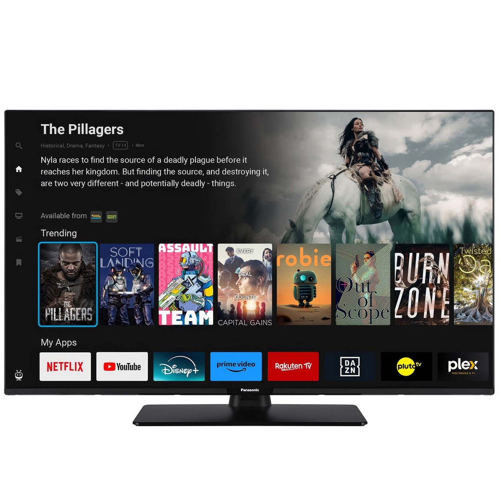 TV 43" 4K LED TiVo TV TB-43W61AEZC Svart