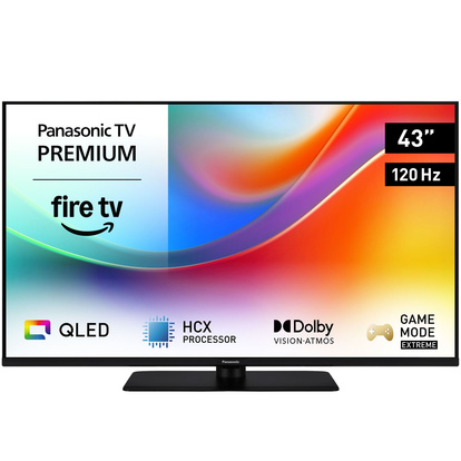 TV 43" 4K QLED Fire TV TV-43W85BEZC Svart